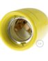 Porcelain Lampholder in Yellow