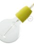 Porcelain Lampholder in Yellow