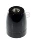 Porcelain Lampholder in Black
