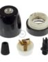 Porcelain Lampholder in Black components