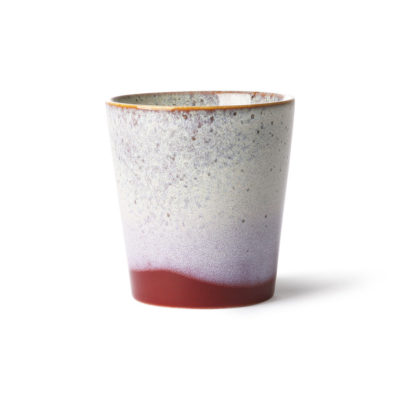 70's inspired ceramic cup - Frost