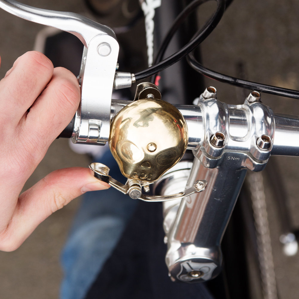 gold bike bell
