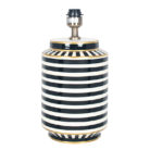 Large Black And White Stripy Lamp