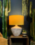 Love Frankie sunset yellow velvet lampshade