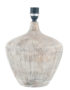 White Textured Wooden Lamp