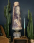 ENCHANTED WOODS VELVET KING & QUEEN OVERSIZED CONE LAMPSHADES IN CINAMMON