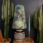 Grass Green Enchanted Queen Cone Velvet Lampshade