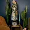Paradise Lost Velvet King Cone Lampshade