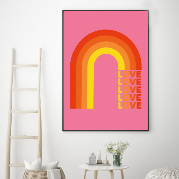 LOVE RAINBOW PINKY