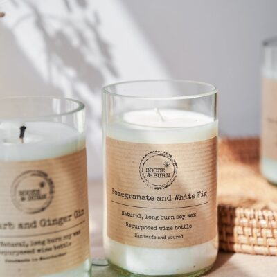 Pomegranate & White Fig Wine Candle