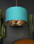 love Frankie rose gold lemur lampshade in jade