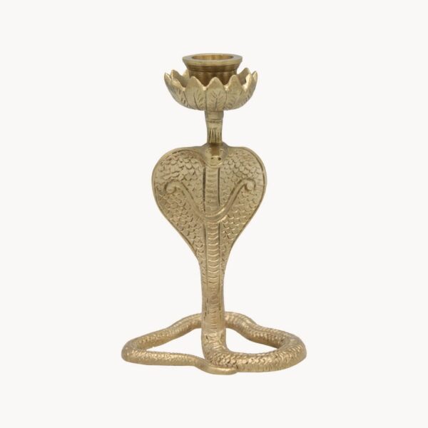 love-frankie-antique-gold-serpant-snake-candleholder