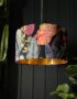 Trippy Tropical Acid Jungle Velvet Lampshade With Gold Lining