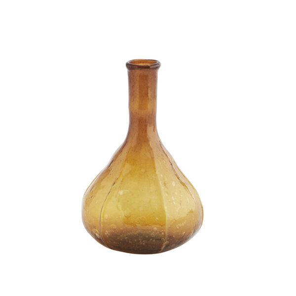 Amber Recycled Glass Vase