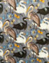 The Tranquil Bird Song Heron Lampshade