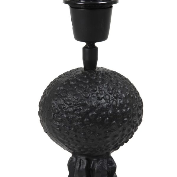 Textured Black Octopus Table Lamp Fitting