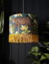 Handmade Tropical Jungalist Massive Leopard Lampshade with fringing