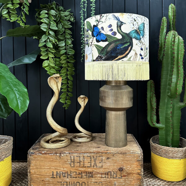 love frankie antique bronze deco lamp
