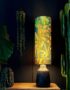 Handmade By Love Frankie Tropical Leaf Magic Fruits Tube Lampshade