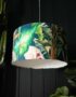 Handmade Tropical Leaf Magic Fruits Lampshade