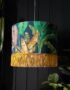 Handmade Tropical Lead Magic Fruits Jungle Lampshade With Fringing