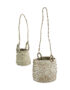 Palm Leaf Hanging Basket