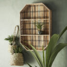 Palm Leaf Hanging Basket