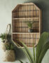 Palm Leaf Hanging Basket