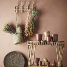 Palm Leaf Hanging Basket