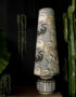 Oversized King Cone Lampshade in our Heron inspired velvet Bird Song
