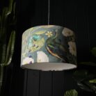 Handmade Peacock Floral Mystical Plumes Lampshade
