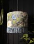 Handmade Peacock Floral Mystical Plumes Lampshade With Fringing