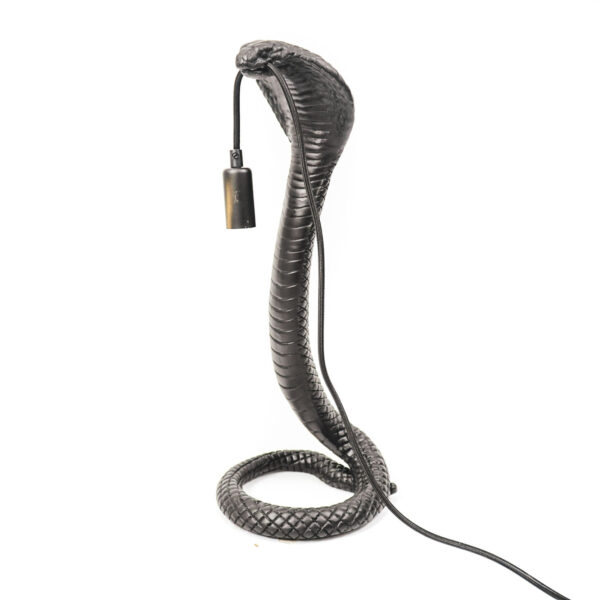 Black Cobra Snake Lamp