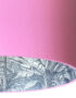 Indigo rainforest lampshadei in candy floss pink