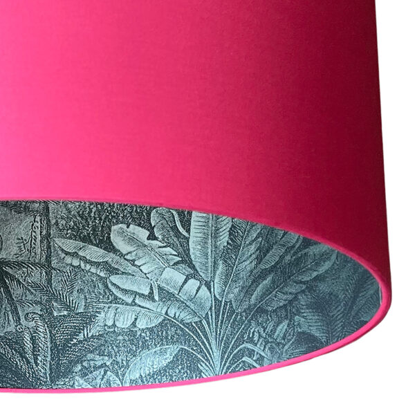 Ocean rainforest lampshade in watermelon
