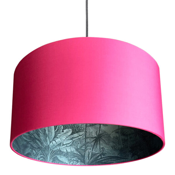 Ocean rainforest lampshade in watermelon