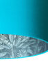 Ocean rainforest lampshade in jade