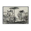 Vintage Palm Jungle Monochrome Wall Hanging