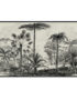 Vintage Palm Jungle Monochrome Wall Hanging