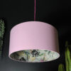 Dust Deadly Night Shade Silhouette Lampshade in Blush. Designed and Handmade by Love Frankie
