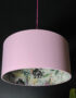 Dust Deadly Night Shade Silhouette Lampshade in Blush. Designed and Handmade by Love Frankie