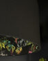Carbon Deadly Night Shade Silhouette Lampshade in Jet Black. Designed and Handmade by Love Frankie. Close Up