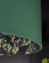 Wild Wood Deadly Night Shade Silhouette Lampshade in Hunter Green. Designed and handmade by Love Frankie. Close Up