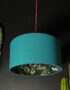 Wild Wood Deadly Night Shade Silhouette Lampshade in Jade. Designed and Handmade by Love Frankie