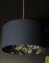 Twilight Deadly Night Shade Silhouette Lampshade in Deep Space Navy. Designed and handmade by Love Frankie