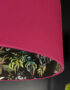 Carbon Deadly Night Shade Silhouette Lampshade in Pomegranate. Designed and Handmade by Love Frankie. Close Up