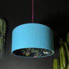 Twilight Deadly Night Shade Silhouette Lampshade in Sky Designed and handmade by Love Frankie