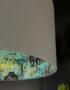 Lithium Deadly Night Shade Silhouette Lampshade in Slate. Handmade and Designed by Love Frankie. Close Up