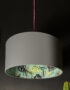 Lithium Deadly Night Shade Silhouette Lampshade in Slate. Handmade and Designed by Love Frankie