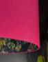 Twilight Deadly Night Shade Silhouette Lampshade in Watermelon - Close up